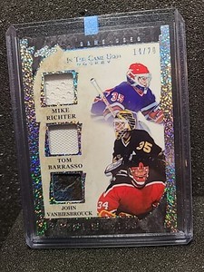 2022-23 Leaf ITG Used Hockey Triple  14/20 Richter / Barrasso / Vanbiesbrouck