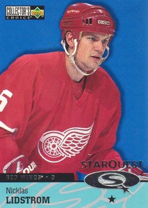 1997-98 Collector's Choice Hockey Star Quest #SQ5 Nicklas Lidstrom Red Wings