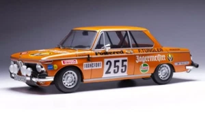 1:18 IXO 18RMC165 Wolfgang Stiller BMW 2002 #255 Jagermeister MC Rally 1973 - Picture 1 of 1