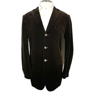 John W. Nordstrom Loro Piana Sport Fabric Brown Corduroy 3 Btn Sport Coat 44 L - Picture 1 of 14