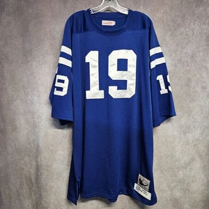 VTG Mitchell & Ness NFL Baltimore Colts Johnny Unitas 19 Throwback Jersey 56 3XL - Picture 1 of 9