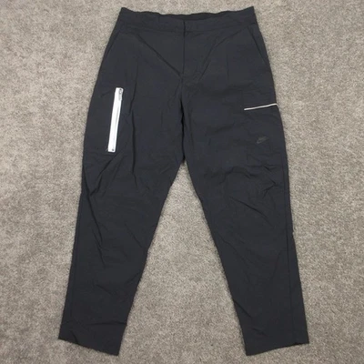 Nike Pants Mens 32 Medium Black Sportswear Style Essentials Utility Windbreaker - Image 1 of 4
