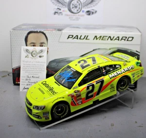 2013 Paul Menard Certainteed Menards 1/24 Action NASCAR Diecast Autographed - Picture 1 of 2