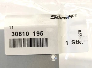 Schroff 30810 195 Aluminum Rack Panel 1 Piece - Picture 1 of 3