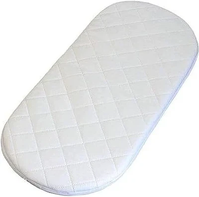 Moses Basket Mattress Quilted Foam Easy Fit Baby Pram Crib Cot Bassinet Bed — 第 1/4 张图片