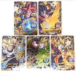 BM7-TCP Full Complete Set of 5 Gogeta Vegito Super Dragon Ball Heroes Card NM - Picture 1 of 12