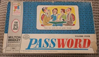 Vintage 1964 Milton Bradley Volume Four Password Game - Image 1 of 4