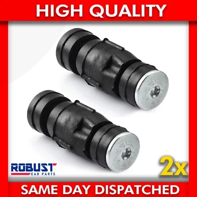 PAR DE ESLABONES DE CAÍDA DE BARRA ANTIVUELCO FRONTAL PARA RENAULT CLIO MK1 MK2 7700 799 404 Foto 1 de 4