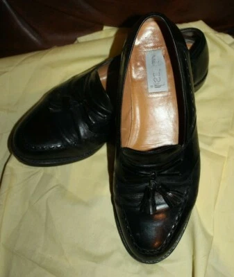 Мужские лоферы Botticelli Black Tassle - размер 10 1/2 Вт - Изображение 1 из 4