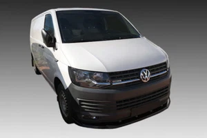 DIVISOR DELANTERO PARA VOLKSWAGEN TRANSPORTER T6 PARACHOQUES ESTÁNDAR ABS NEGRO BRILLANTE - Imagen 1 de 3