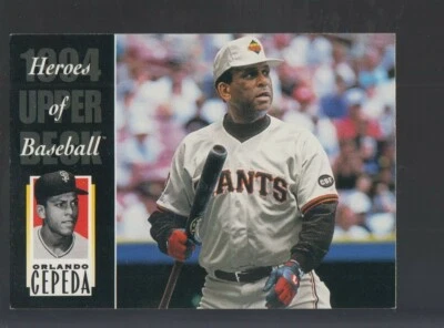 Orlando Cepeda HB San Francisco Giants 1994 Upper Deck All-Time Heroes #215  - Image 1 of 2
