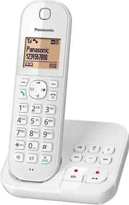 Panasonic KX-TGC420 Schnurloses Telefon mit Anrufbeantworter Weiß - Bild 1 von 2