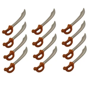 5X INFLATABLE PIRATE SWORD CUTLASS FANCY DRESS PARTY HAWAIIAN LUAU STAG PARTY - Picture 1 of 2