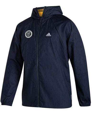New York City FC Adidas Primeblue Full-Zip Jacket Medium Cover