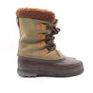 Sorel Alpine Snow Beige Damengröße 7 Leder wasserdicht Schnürschuhe - Bild 1 von 8
