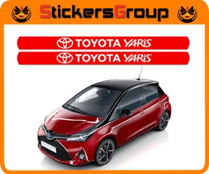 ADESIVI FASCE BATTITACCO PER TOYOTA YARIS IN VINILE NEW - Foto 1 di 1