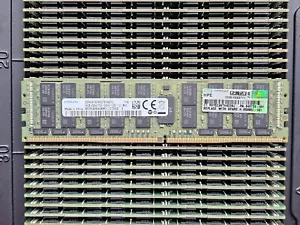 64GB PC4-2666V 4DRx4 HPE 840759-091 Samsung M386A8K40BM2-CTD ECC REG LRDIMM 2666 - Picture 1 of 12