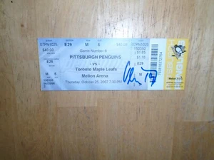 Jiri Tlusty Autographed 1st NHL Game + Goal Ticket - Picture 1 of 3