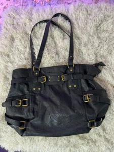 Naturalizer Black Leather Large top handle satchel - Picture 1 of 11