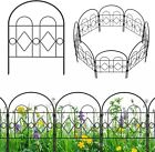 MOOACE Decorative Garden Fence 35 Pack, 16.5 36.7' (L) x 16.5'' (H), Black 