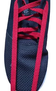 2 pr Flat 8mm 5/16 wide Athletic sneaker boot chukka all type footwear shoelaces - Picture 1 of 121
