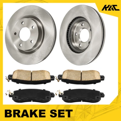 Rotores de disco delanteros pastillas de freno de cerámica para Nissan Altima 2014 2015 2016 2017-2019 Foto 1 de 4