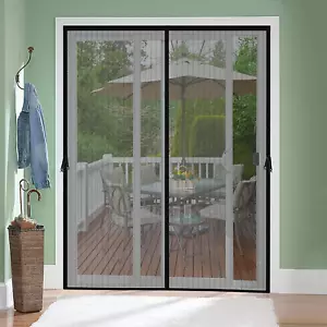 Magnetic Screen Door for 60 X 80 Inch French Door, Screen Itself Size: 62" X 81 - Picture 1 of 11