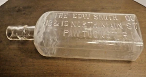 Vintage Edw Smith Co Medicine Bottle Pawtucket RI - Rare Find - Picture 1 of 7