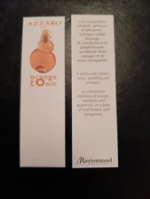 Perfume Card - Perfume Card. L. Azzaro - Orange Tonic