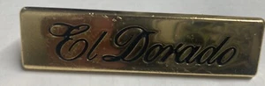 El Dorado Interior Gold Emblem Square Logo Cadillac Eldorado - Picture 1 of 5