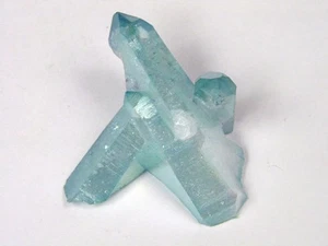BUTW Aqua Aura Chapado en Humo Cuarzo Cristal Curativo Lapidario Reiki Activado 8332K - Imagen 1 de 2