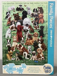 Cobble Hill Family Pieces Jigsaw Puzzle "Puppy Love" 350 piece Open Box, Used - Picture 1 of 2