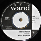 Rosco Robinson - That's Enough / One More Time, 7"(Vinyl)