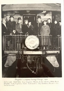 DIAGHLEV'S COMPANY Leaves Chicago, Creator of Ballets Russes Repro of 1916 Photo - Picture 1 of 2