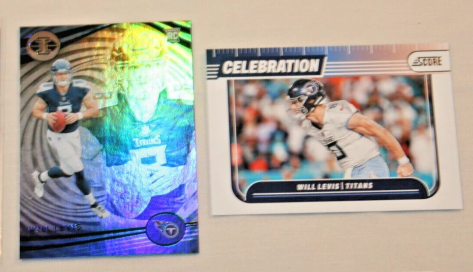 WILL LEVIS (2) RC 2024 ILLUSIONS #95 SCORE #C-WLS TENNESSEE TITANS - Image 1 of 1