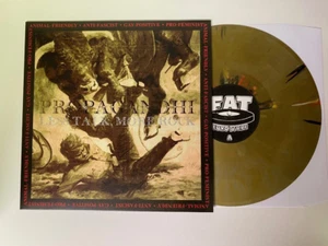 PROPAGANDHI LESS TALK MORE ROCK LP GOLD & BLACK SPLATTER VINYL FAT EURO STORE - Picture 1 of 3