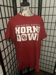 Fanatics Oklahoma Sooners Horns Daunen T-Shirt Größe Large - Bild 1 von 7