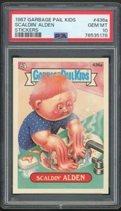 Topps Garbage Pail Kids 11th Series #436a Scaldin’ Alden PSA 10 GEM MINT Os11 - Picture 1 of 2