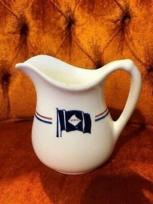 Artículos de restaurante Union Oil Company of CA de la década de 1940 de línea naviera, jarra de leche Foto 1 de 2