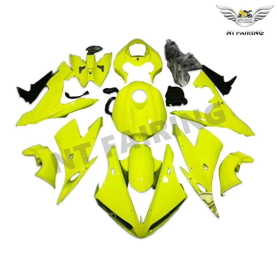 Carenado amarillo fluorescente de inyección GL apto para Yamaha 2004-2006 YZF R1 b0101 Foto 1 de 1