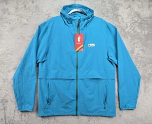 Cotopaxi Herren 2XL Viento Travel Full-Zip Kapuzen Aktiv Jacke Hellblau Neu mit Etikett - Bild 1 von 23