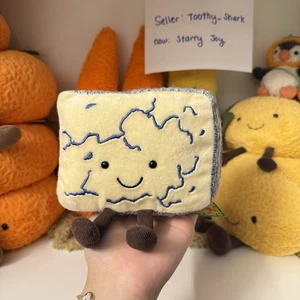 Jellycat Blue Cheese BNWT - Retired & Rare - 100% Authentic Fast Ship from US - Picture 1 of 5