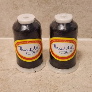 Lot of 2 - Thread Art Rayon Machine Embroidery Thread 1000M Each - Color 102 - Picture 1 of 3