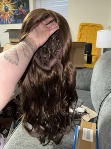 Perücke 24 Zoll braun  - Bild 1 von 9