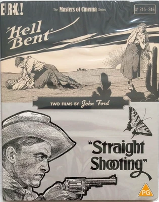 🆕 STRAIGHT SHOOTING / HELL BENT (JOHN FORD, 1917/18) 2-BLU-RAY S/E, BOOKLET, SL - Image 1 of 2