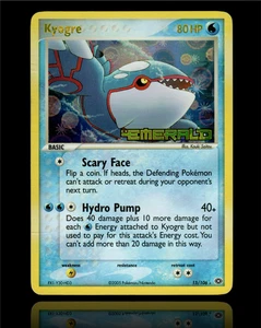 ▸ Kyogre | ex Emerald | Holograma inverso estampado | 15/106 | MP - Imagen 1 de 2