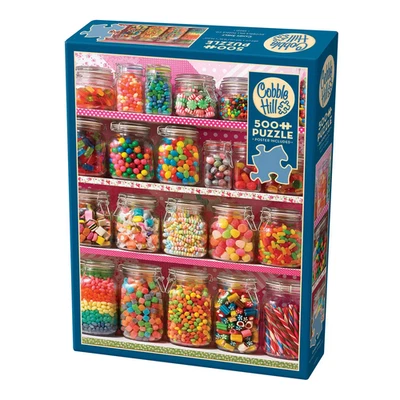 Candy Shelf 500 Piece Jigsaw Puzzle Cobble Hill New/Sealed - Image 1 of 4