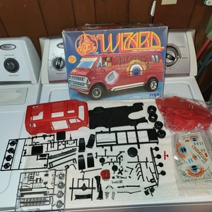 MPC Wizard Ford Street Van 1/20 Scale Model Kit 1981 Issue Unbuilt Open Box - Picture 1 of 23
