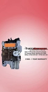 Fully Reconditioned Ford Fiesta 1.0 Bare Engine SUPPLY&FIT service 12-19 in EXC! - Picture 1 of 2