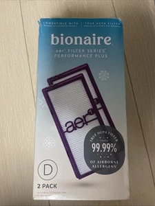 Bionaire 2pk AER1 Allergen Air Purifier Filters Purple: True HEPA, EPA Certified - Picture 1 of 2